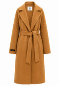 %100 CASHMERE HAND-SNITCHED COAT CAMEL
